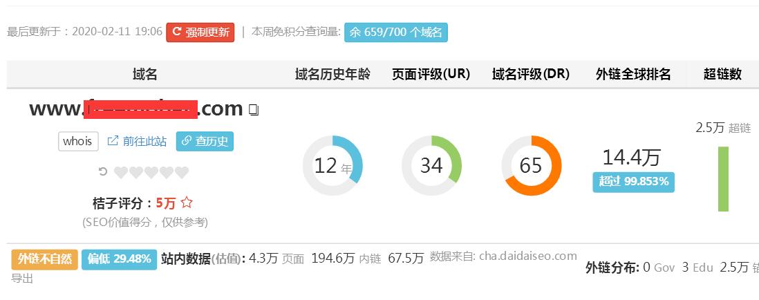 翼龙老域名扫描软件/挖掘老域名必备！