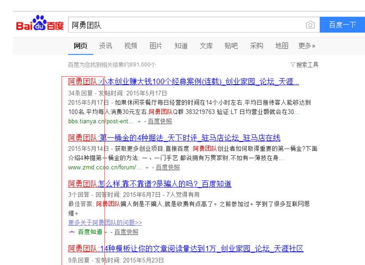 通过大型网站 进行品牌词霸屏的操作方法！