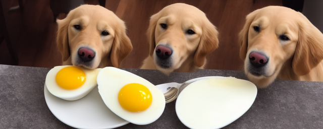 金毛犬多大才能吃鸡蛋白