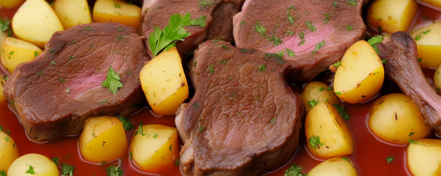 怎么给羊排炖土豆