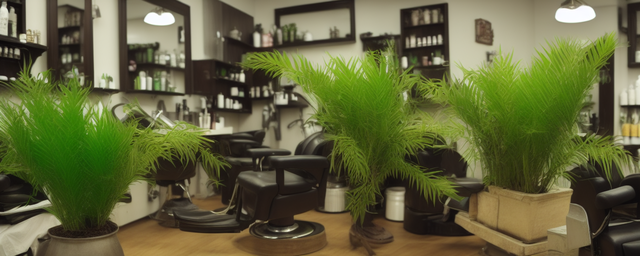 理发店摆放什么植物最旺