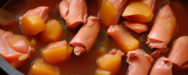 炖猪蹄放什么容易烂