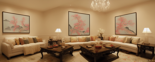 新中式客厅挂什么画最旺