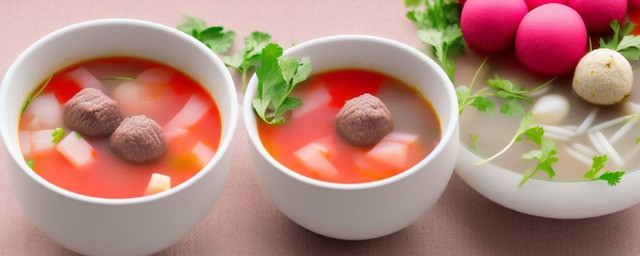 萝卜牛丸汤的做法