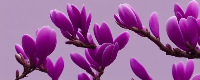紫色玉兰花的花语