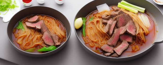牛腩面的做法大全